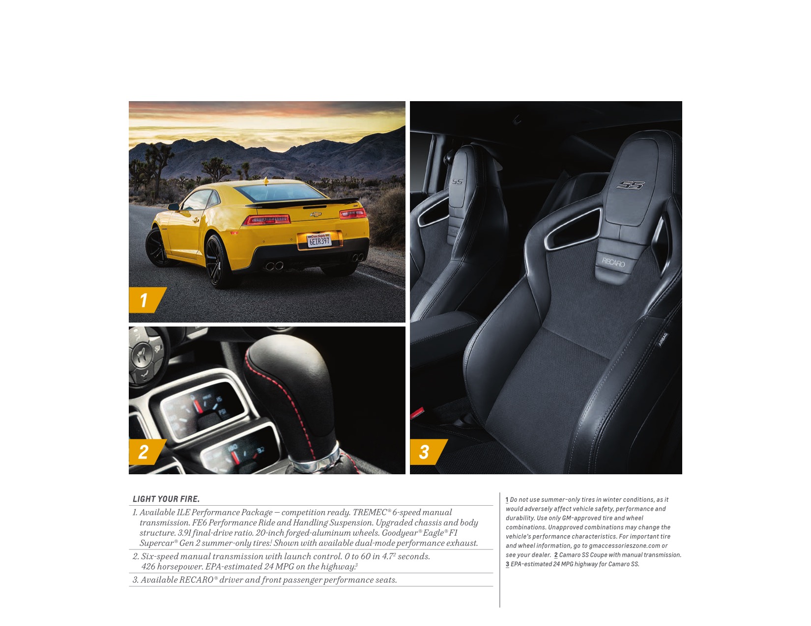 2015 Chev Camaro Brochure Page 4